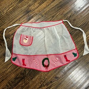 Vintage Christmas apron